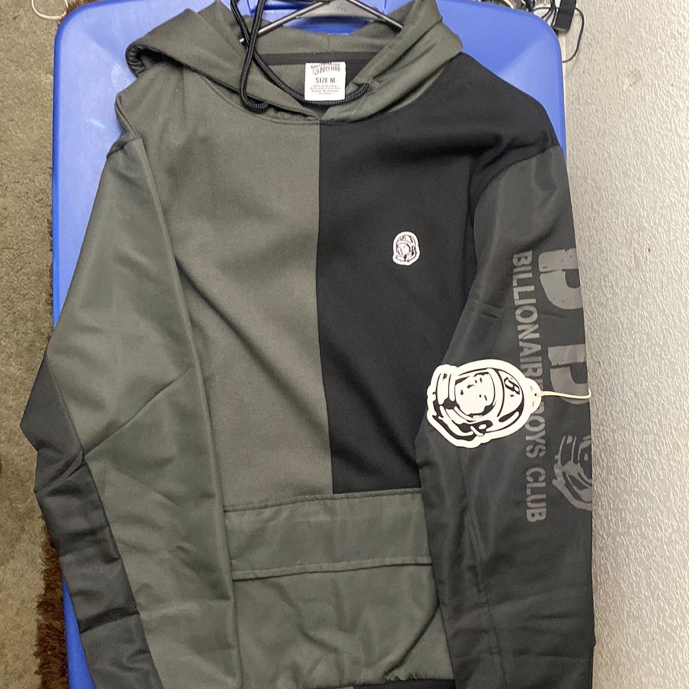 DS. Brand New. Billionaire Boys Club Olive/Black Hoodie.